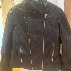Danier leather moto jacket size medium.